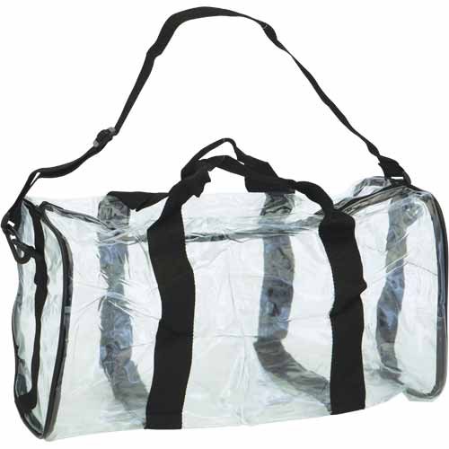 250pcs PVC Tote Shopping Bag Shoulder Transparent PVC Clear Duffle