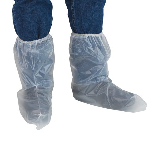 WorkHorse Disposable Poly Shoe Covers - Bunzl Processor Division | Koch ...