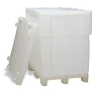 Poly Storage Combo Bins With Replaceable Pallet