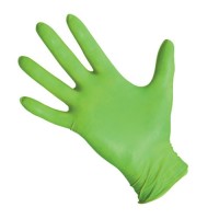 8-Mil., Lime Green, Nitrile Disposable Gloves
