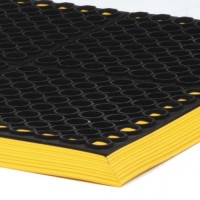 Safewalk Floor Mat - Thicker with Bright Yellow Border