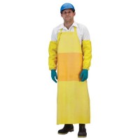 Nitrile Apron with Belly Patch